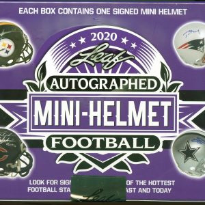 2020 Leaf Autographed Mini-Helmet - 1 Autographed Mini-Helmet Per Box