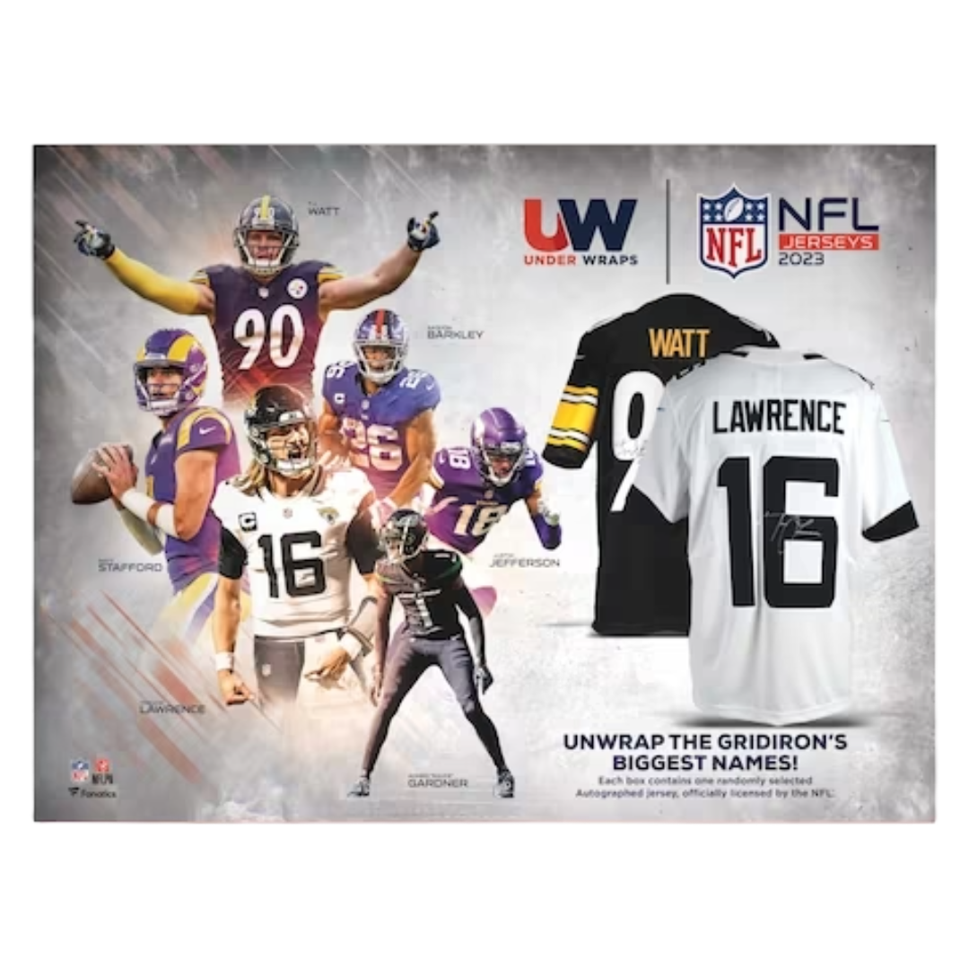 2023 Fanatics NFL Under Wraps Signed Jersey Box SOUTHWEST CARD WORLD