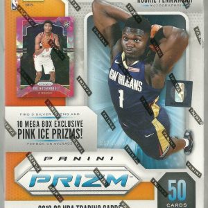 2019-20 Panini Prizm Basketball Mega Box (50 Cards)