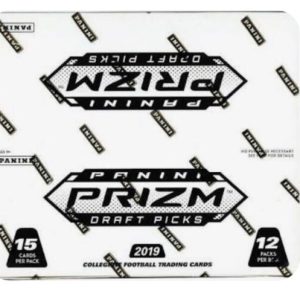 2019 Panini Prizm Football Draft Picks Cello Pack Box