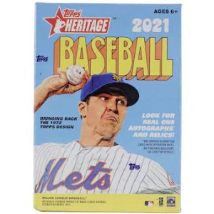 2021 Topps Heritage Baseball Blaster Box