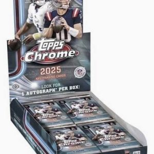 2025 Topps Chrome Football Hobby Box