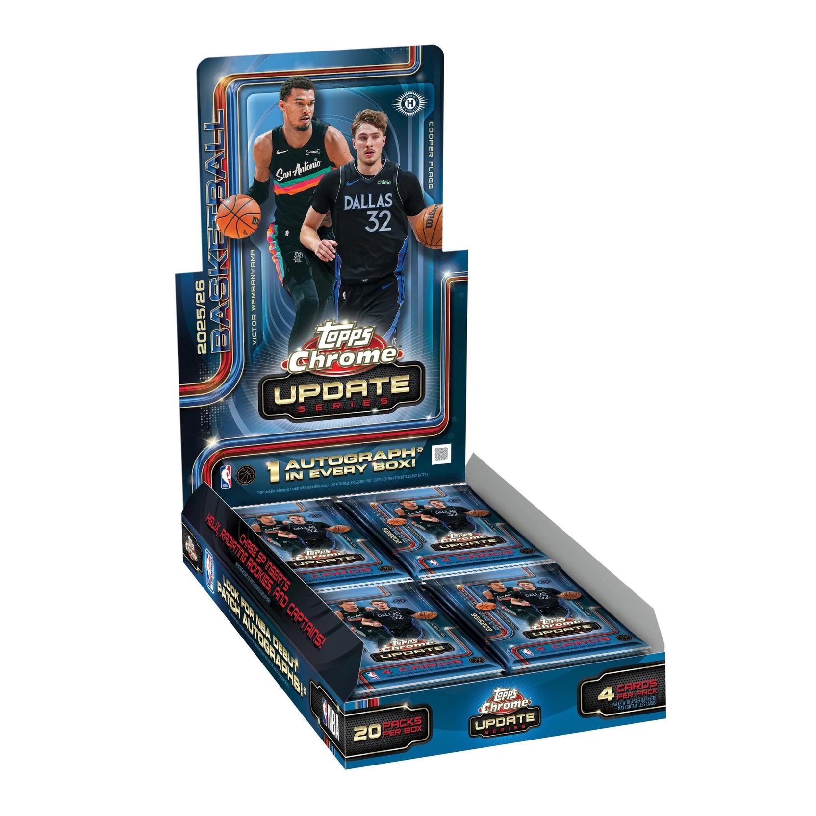 2025-26ToppsChromeUpdateBasketballHobbyBox