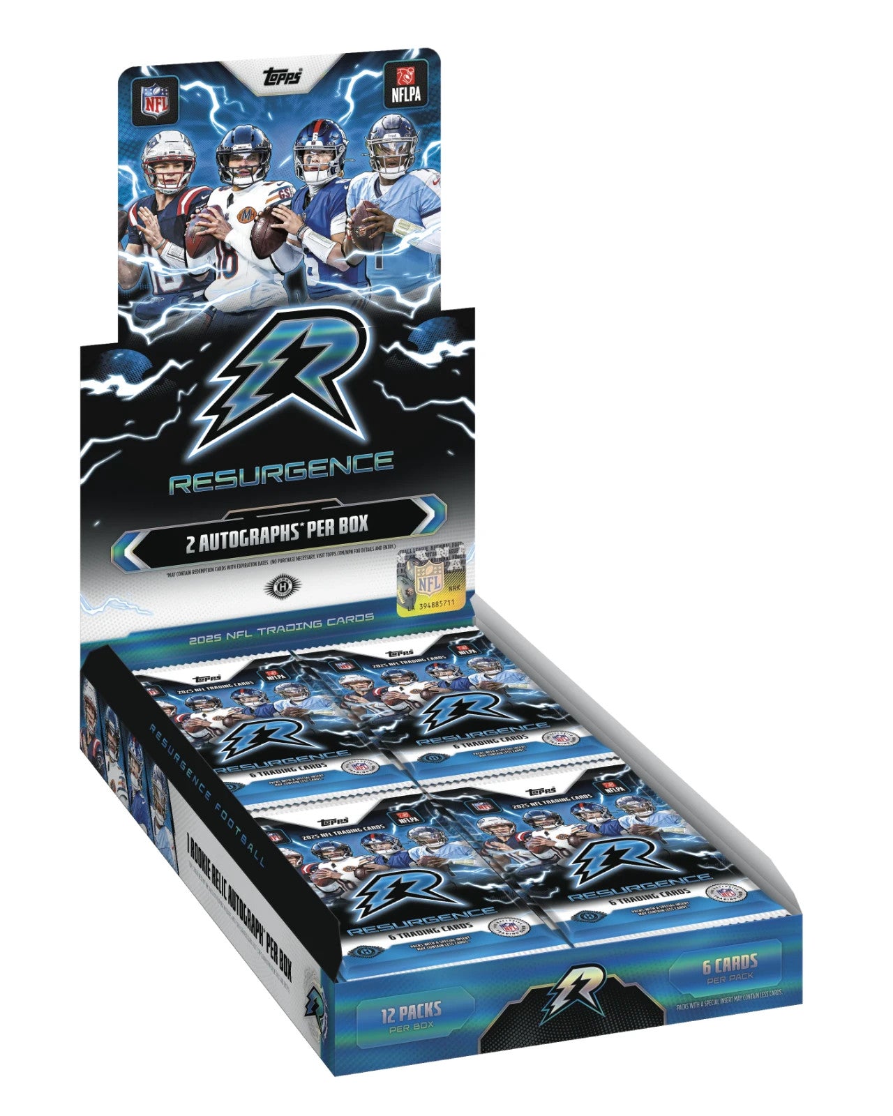 2025ToppsResurgenceFootballHobbyBox