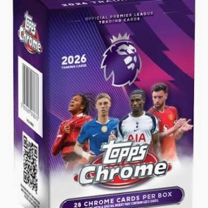 2025-26 Topps Chrome Premier League EPL Soccer Blaster Box