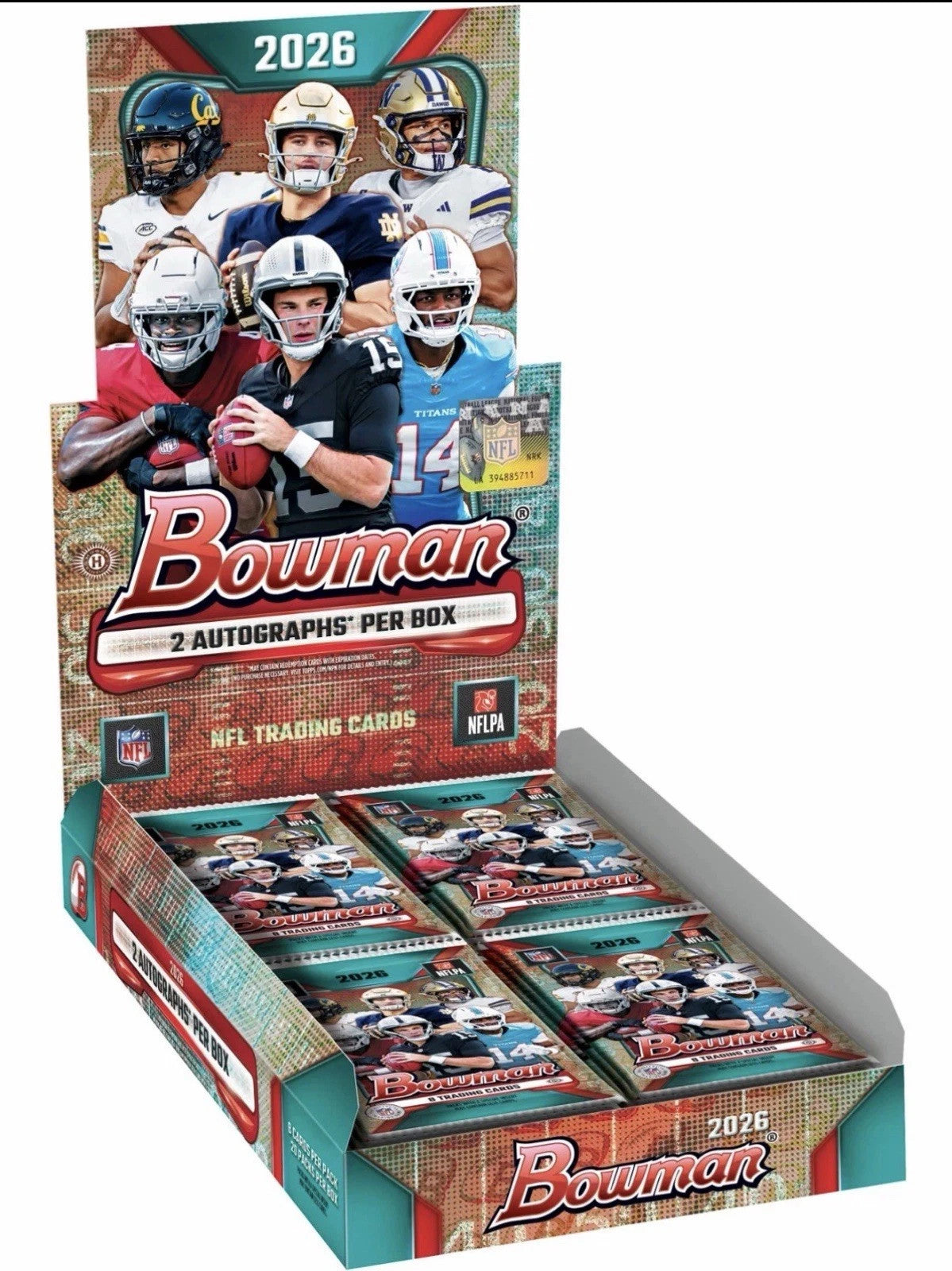 2026BowmanFootballHobbyBox