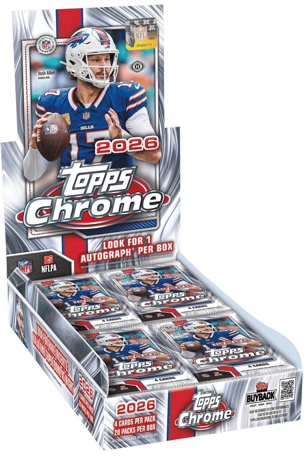 2026ToppsChromeFootballHobbyBox